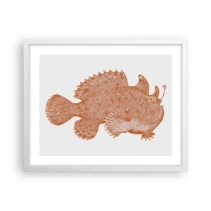 Poszter fekete keretben - Mégiscsak egy hal - 50x40 cm