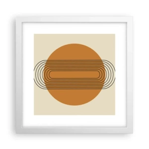 Poszter fekete keretben - Tökéletes terv - 30x30 cm