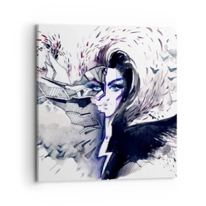 Vászonkép - Démoni és gyönyörű - 70x70 cm