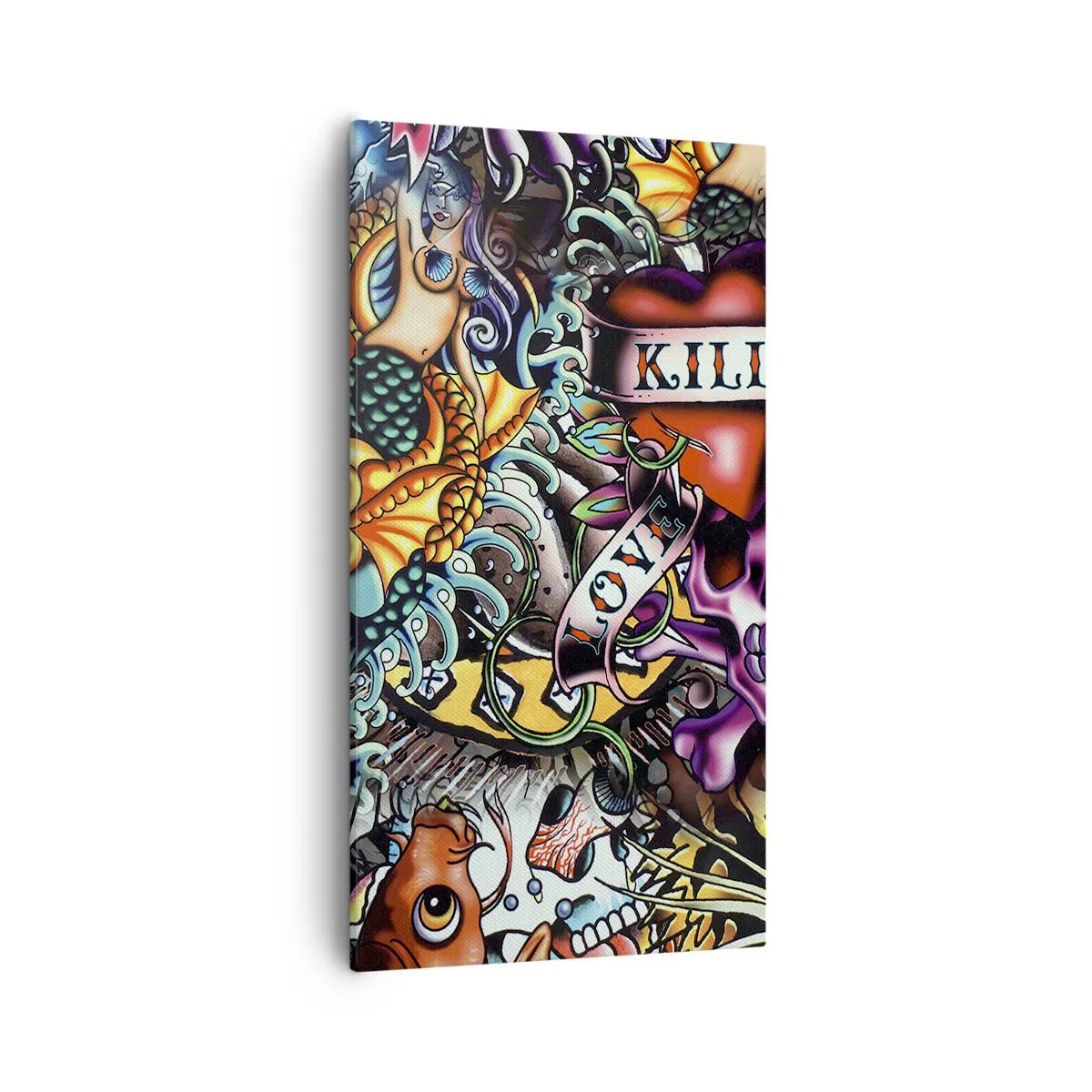 Vászonkép - A tetováló művész álma - 55x100 cm