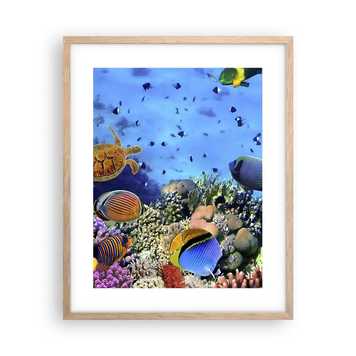 Poszter világos tölgy keretben - És mit tudunk az életről... - 40x50 cm