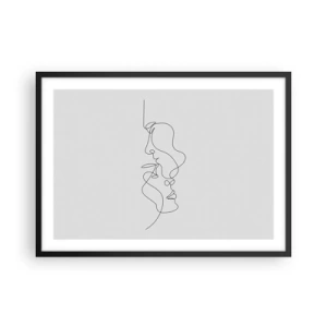 Poszter fehér keretben - Gyászos sóvárgás - 70x50 cm