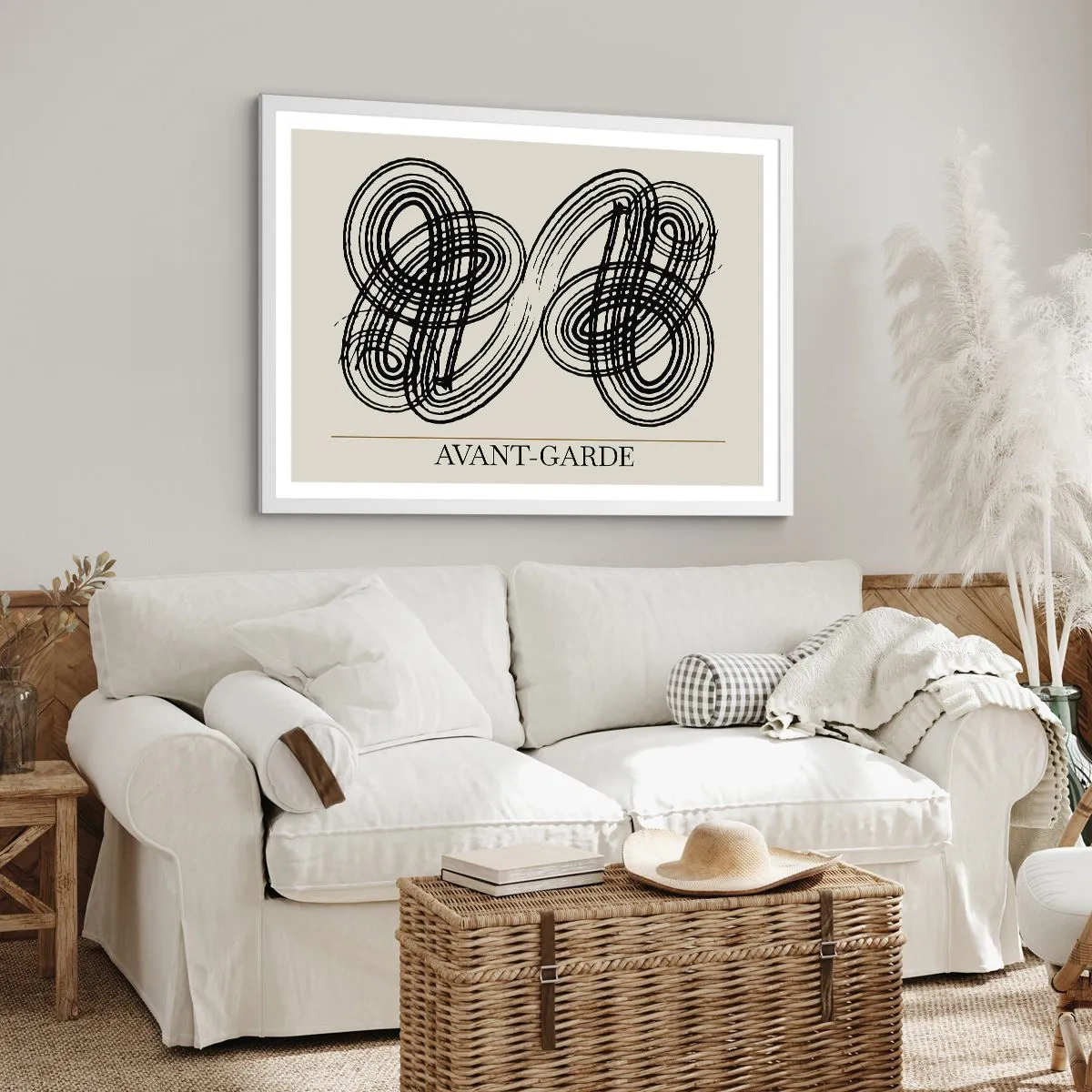 Poszter fekete keretben - Spontán jött ki - 40x30 cm