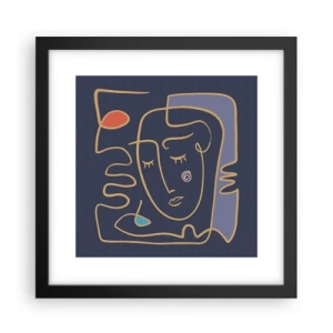 Poszter fehér keretben - Álmodozásban - 30x30 cm