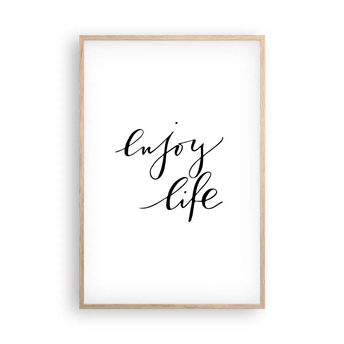 Poszter világos tölgy keretben - Se több… - 61x91 cm