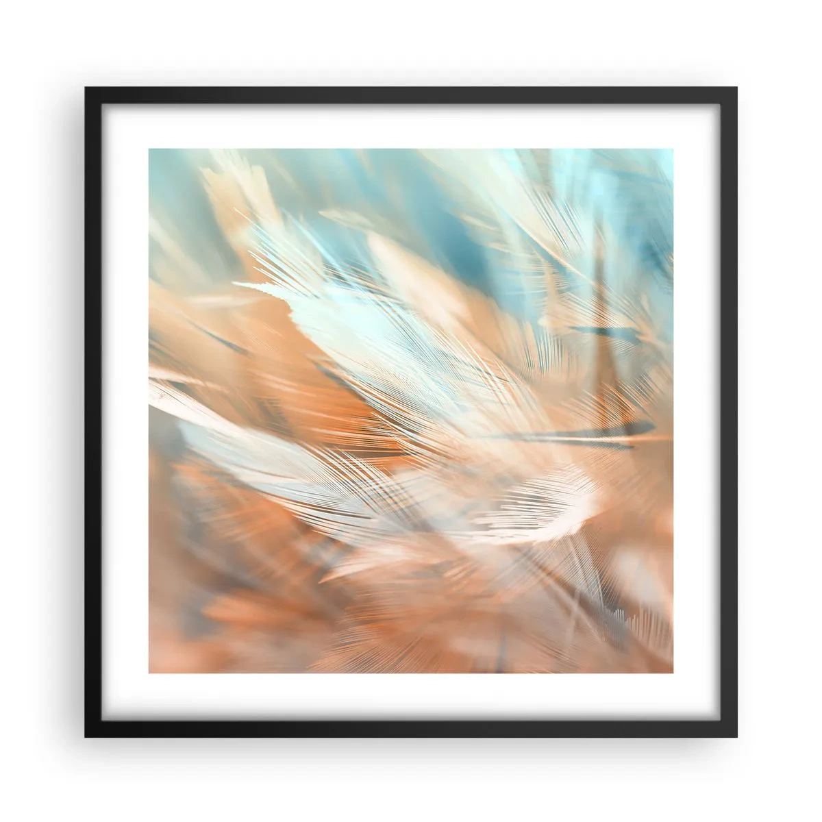 Poszter fehér keretben - A szelídség földjén - 50x50 cm