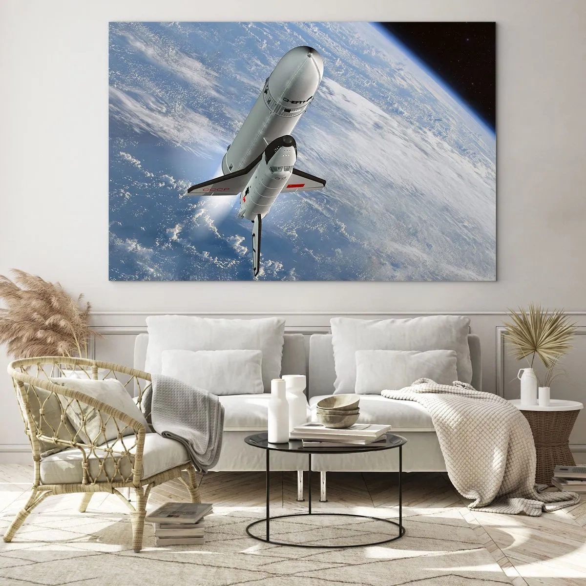 Üveg kép - Kozmikus mennybemenetel - 120x80 cm