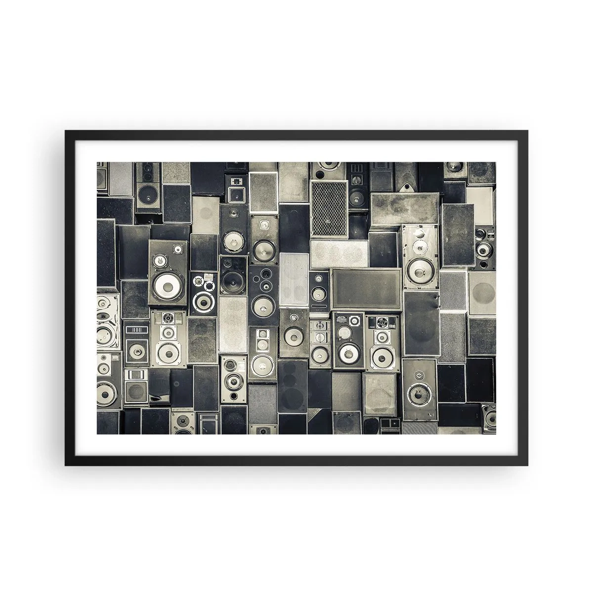 Poszter fehér keretben - És minden rendben van - 70x50 cm