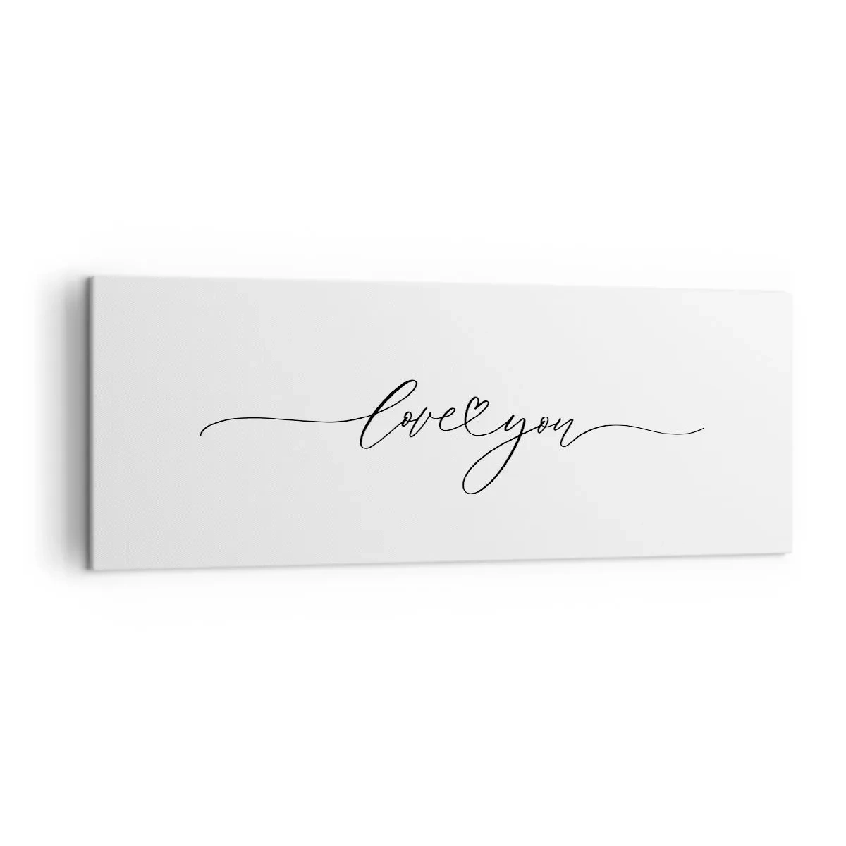 Vászonkép - Fekete fehéren - 140x50 cm