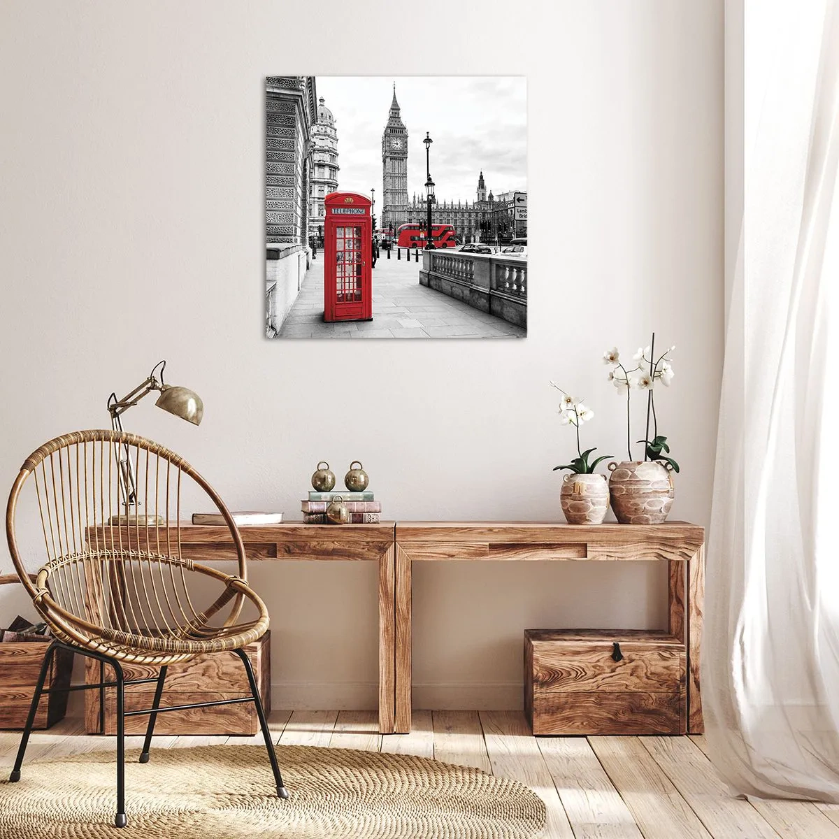 Vászonkép - London, kétségtelenül - 30x30 cm