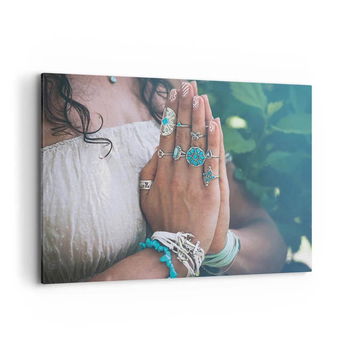 Vászonkép - Üdvözöljük a lét középpontjában - 100x70 cm