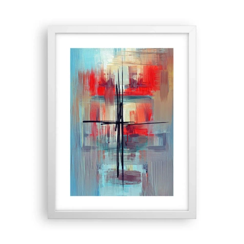 Poszter fekete keretben - Tájkép egy ismeretlen dimenzióban - 30x40 cm