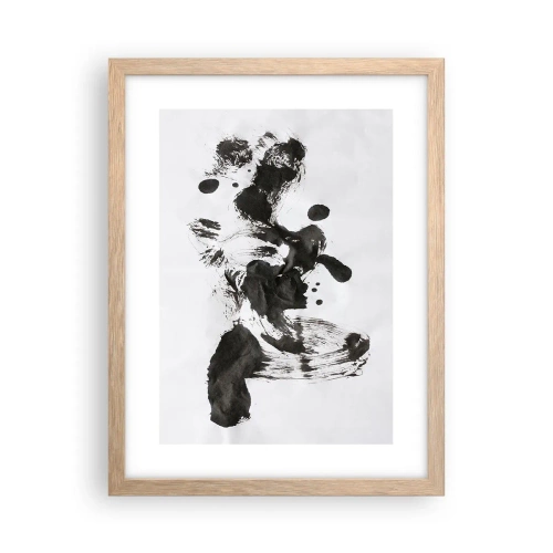 Poszter világos tölgy keretben - Módszer az őrületben? - 30x40 cm