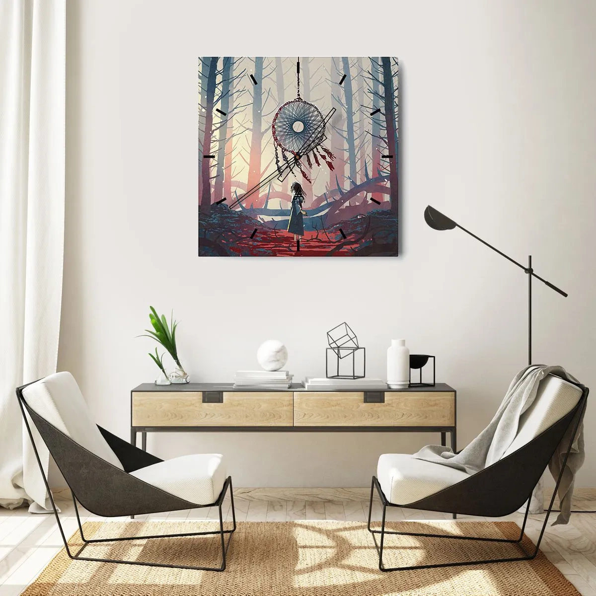 Falióra, Óra - A boldogság titkos rituáléja - 30x30 cm