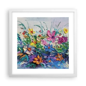 Poszter fekete keretben - Egyáltalán nem csendélet - 40x40 cm