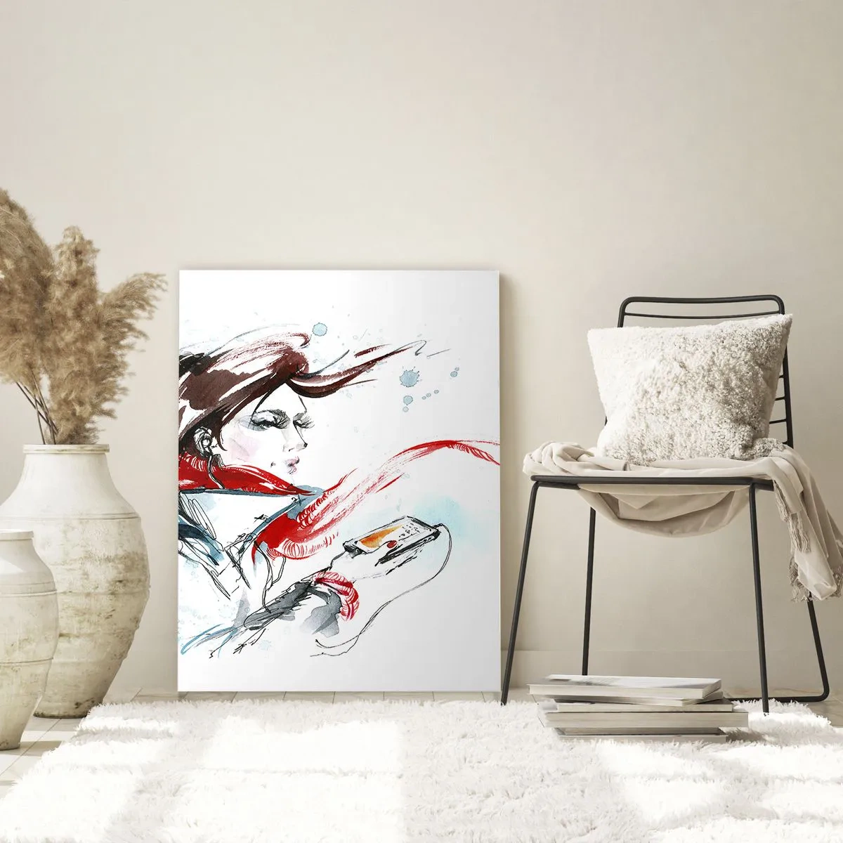 Üveg kép - Valami játszik bennem - 50x70 cm