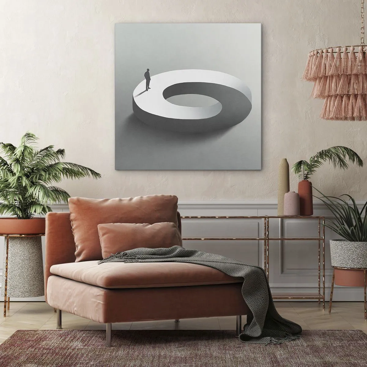 Vászonkép - És bölcsnek lenni - 60x60 cm