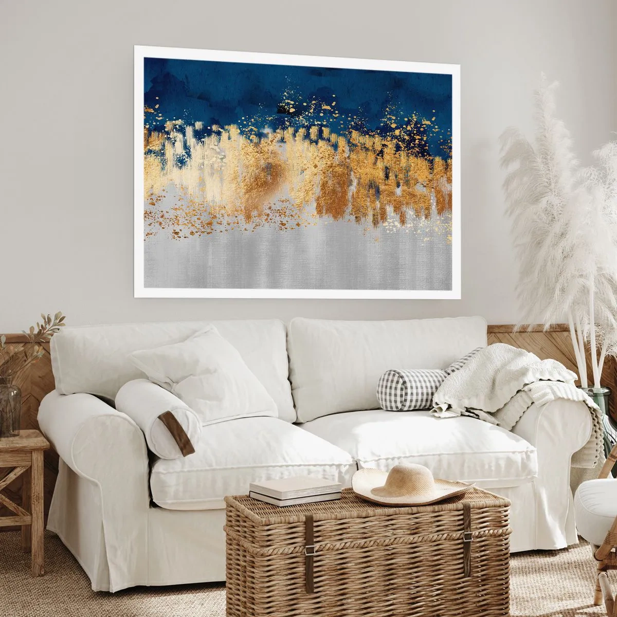 Poszter - Modern kompozíció csillogással - 100x70 cm