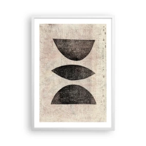 Poszter fekete keretben - Etnikai absztrakció - 50x70 cm