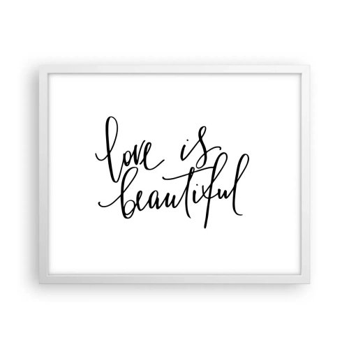 Poszter fekete keretben - Olvass és ismételj - 50x40 cm