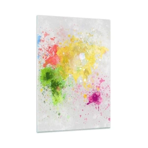 Üveg kép - A világ minden színe - 50x70 cm