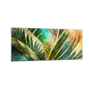 Üveg kép - A trópusok színei - 100x40 cm
