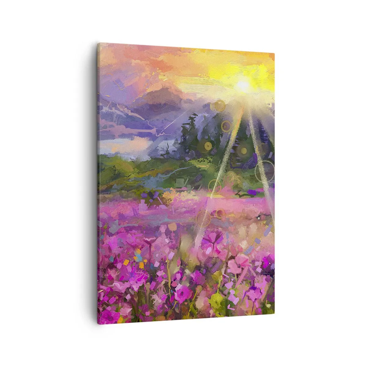 Vászonkép - A völgyben a nap védelme alatt - 50x70 cm