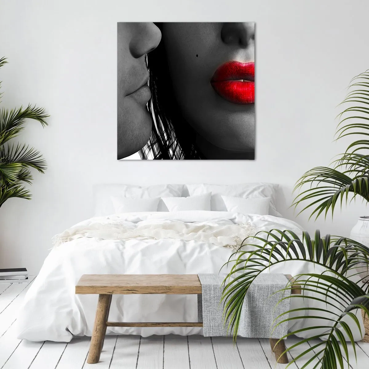 Vászonkép - Szemtől szembe  - 60x60 cm