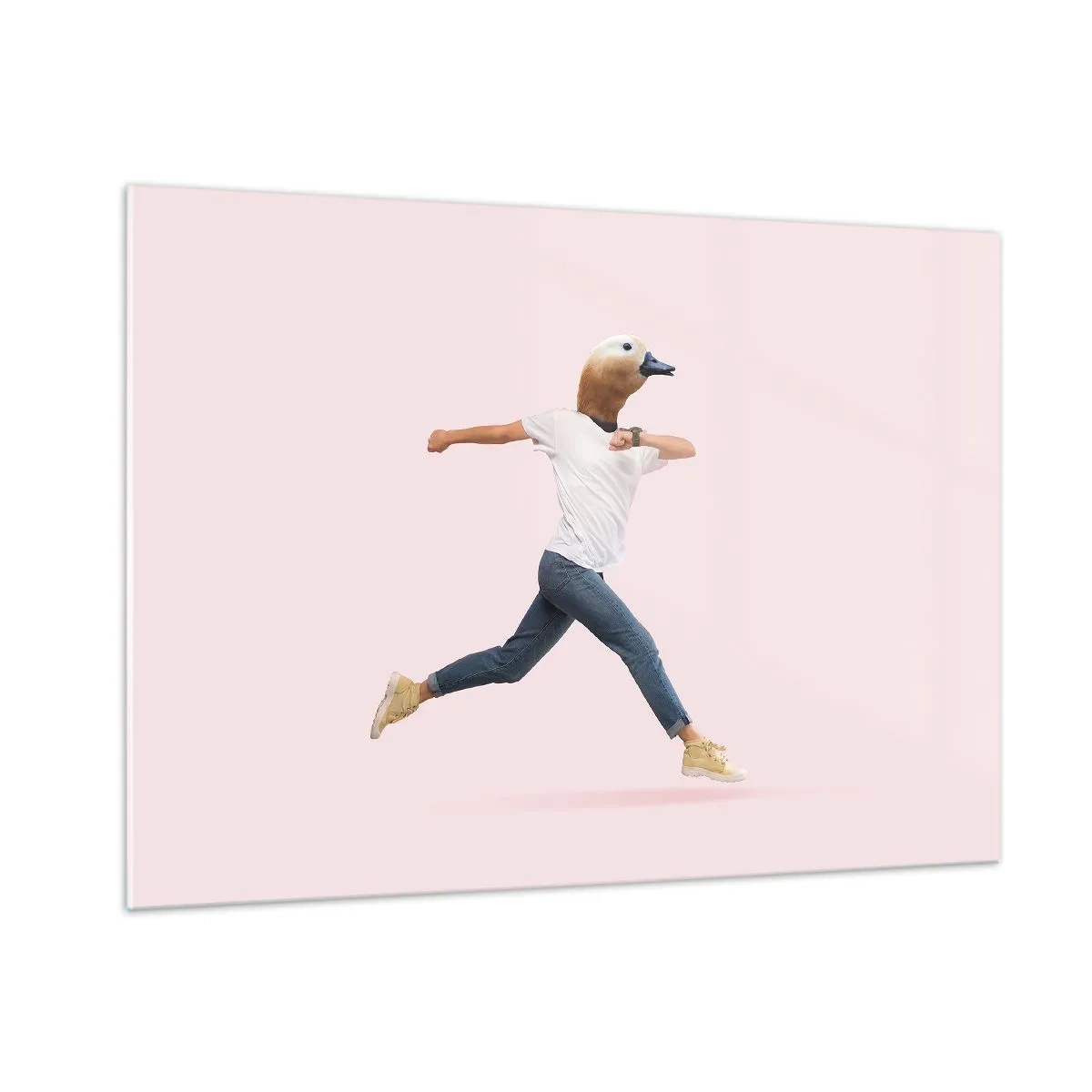 Üveg kép - Egy csipetnyi abszurditás - 100x70 cm