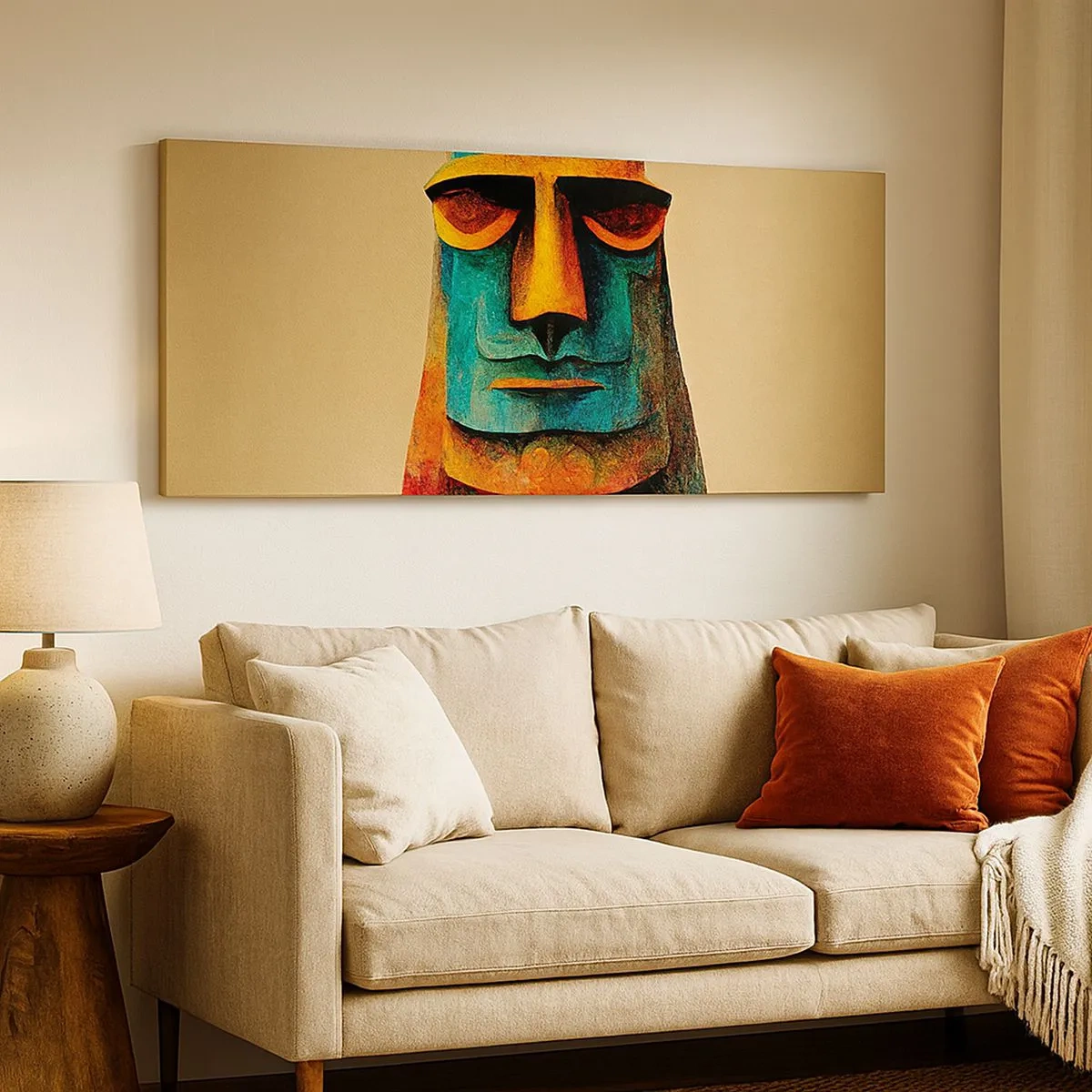 Vászonkép - Szoborszerű és mégis szimpatikus - 100x40 cm