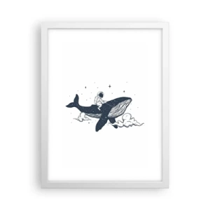 Poszter fekete keretben - Egy kozmikus kaland - 30x40 cm