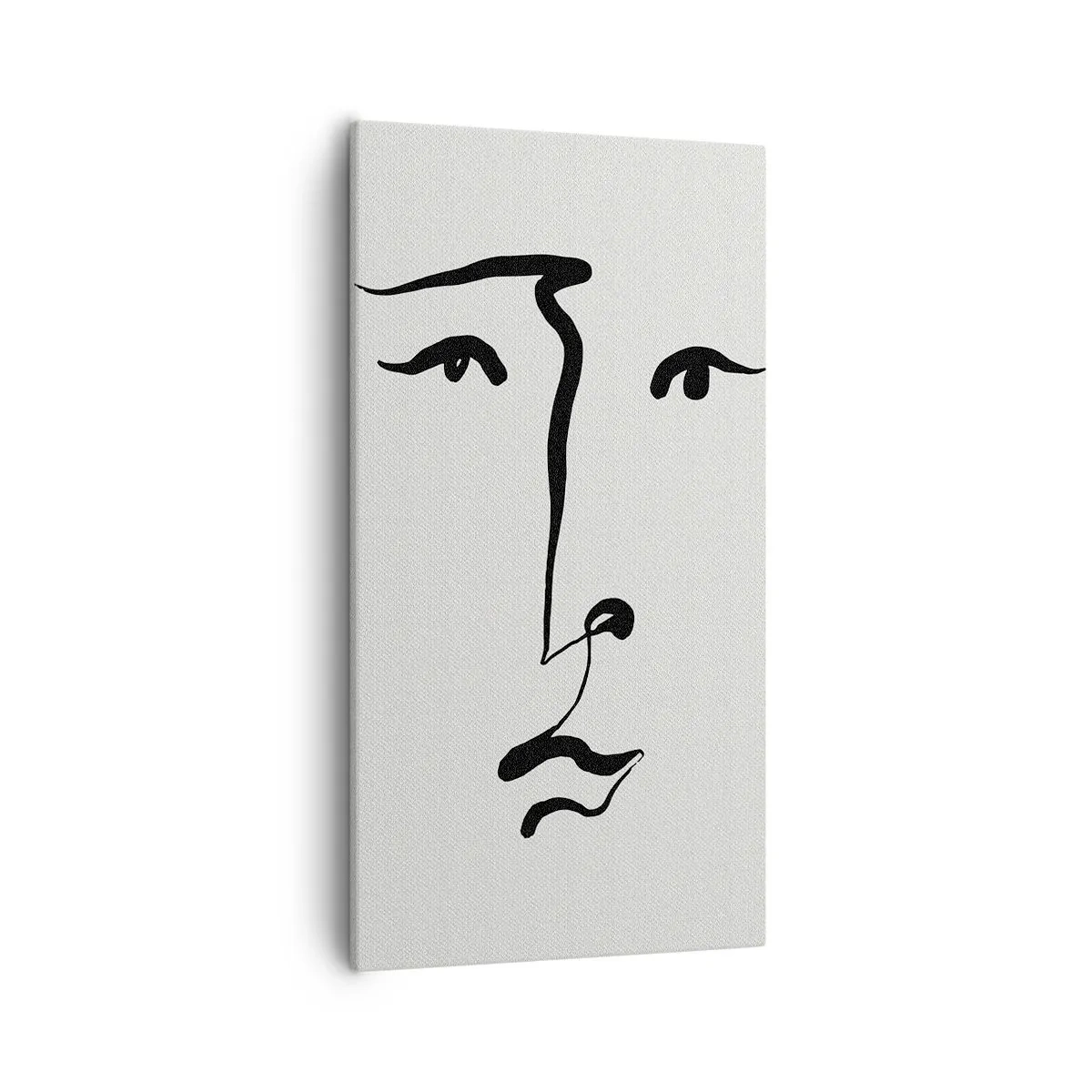 Vászonkép - Egyvonalas portré - 55x100 cm