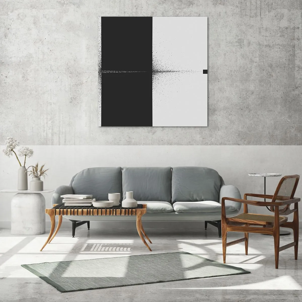 Üveg kép - Egyenesen a cél felé - 60x60 cm