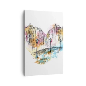 Vászonkép - A város szíve - 80x120 cm