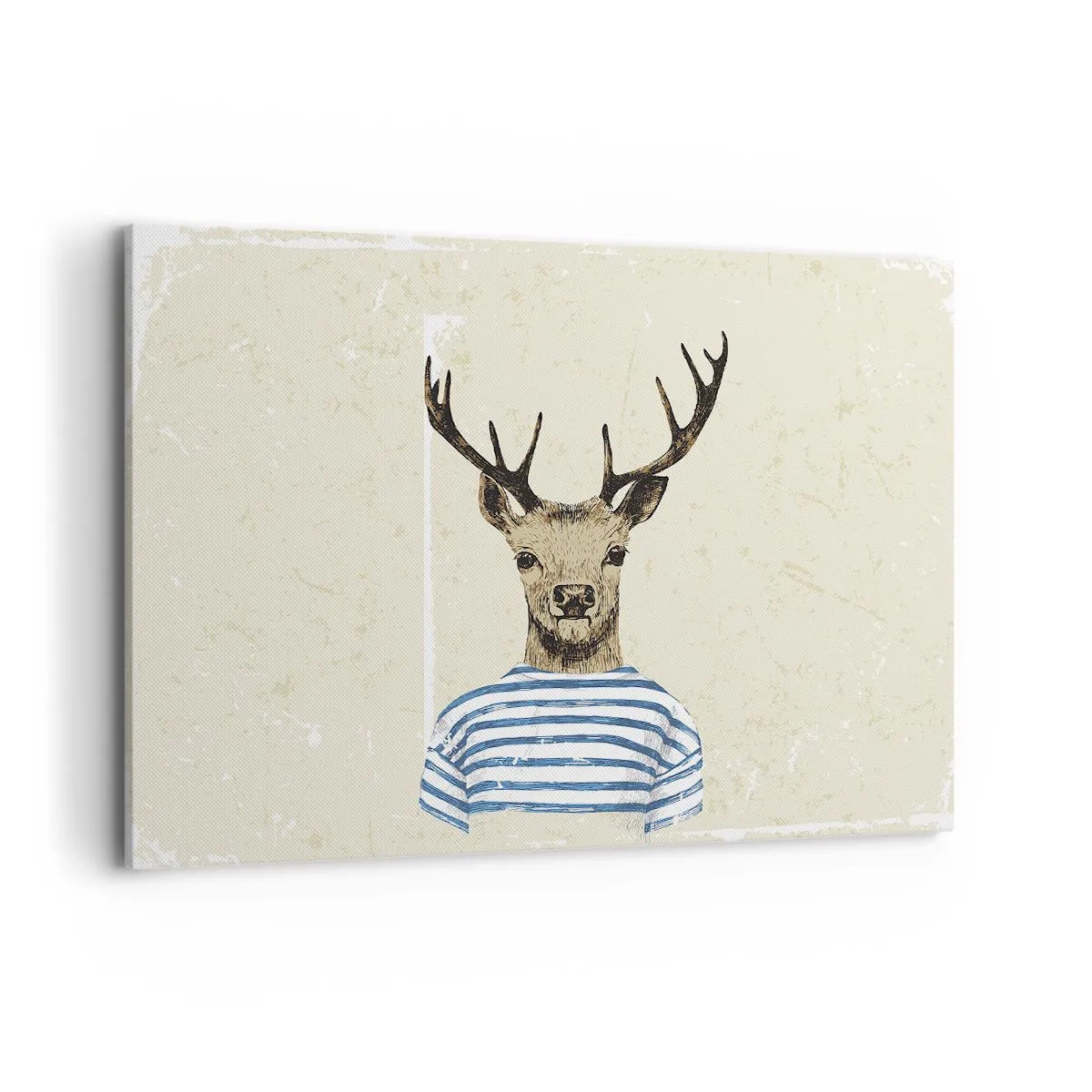 Vászonkép - Mert szeretem a csíkos pólókat! - 120x80 cm