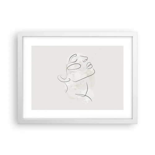 Poszter fekete keretben - Egy álom körvonala - 40x30 cm