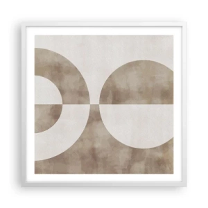 Poszter fekete keretben - Hasonlóságok és különbségek - 60x60 cm