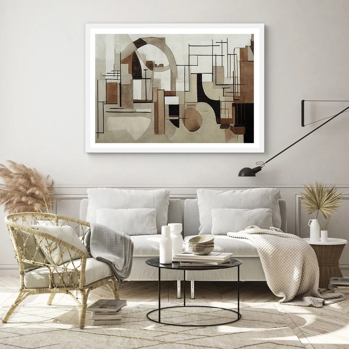 Poszter fekete keretben - Városkép 2.0 - 91x61 cm