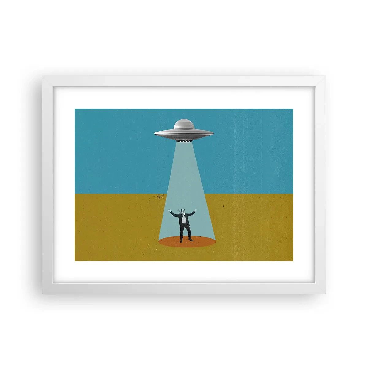 Poszter fekete keretben - Közeli találkozás - 40x30 cm