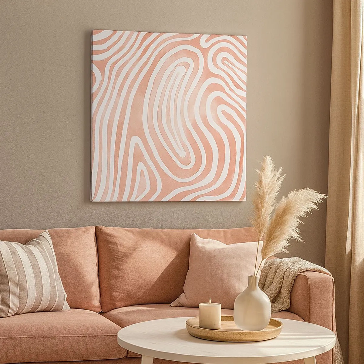 Vászonkép - Egy korall labirintusban - 30x30 cm