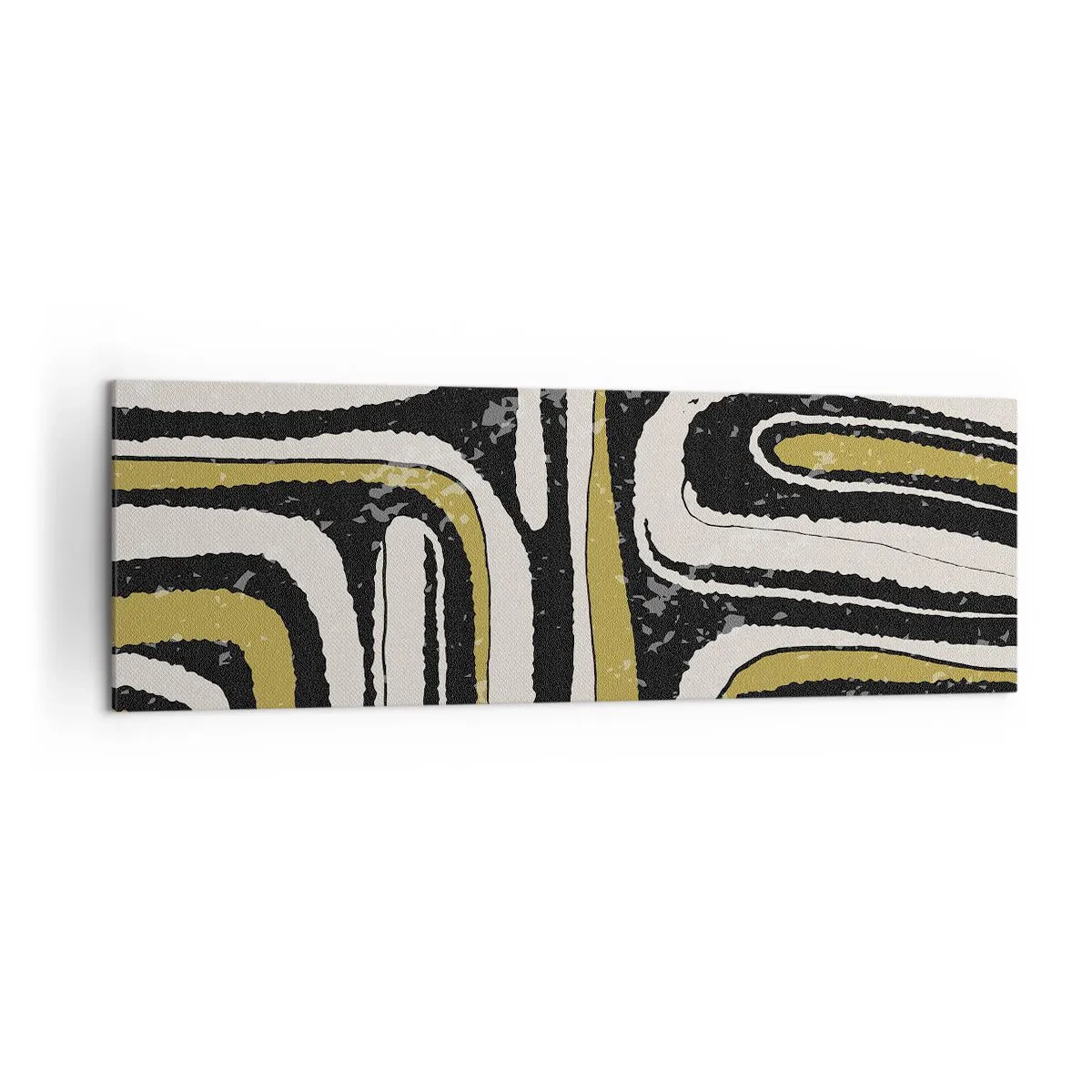 Vászonkép - Kompozíció: traktusok és sikátorok - 160x50 cm