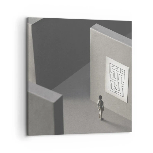 Vászonkép - De én hol vagyok? - 60x60 cm