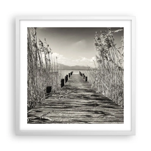 Poszter fekete keretben - A fű csendjében - 50x50 cm