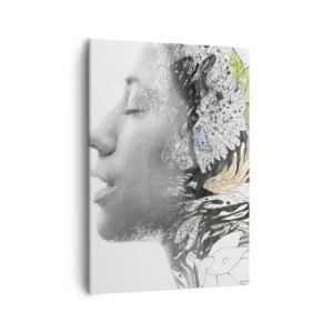 Vászonkép - Elmerülve a természetben - 50x70 cm