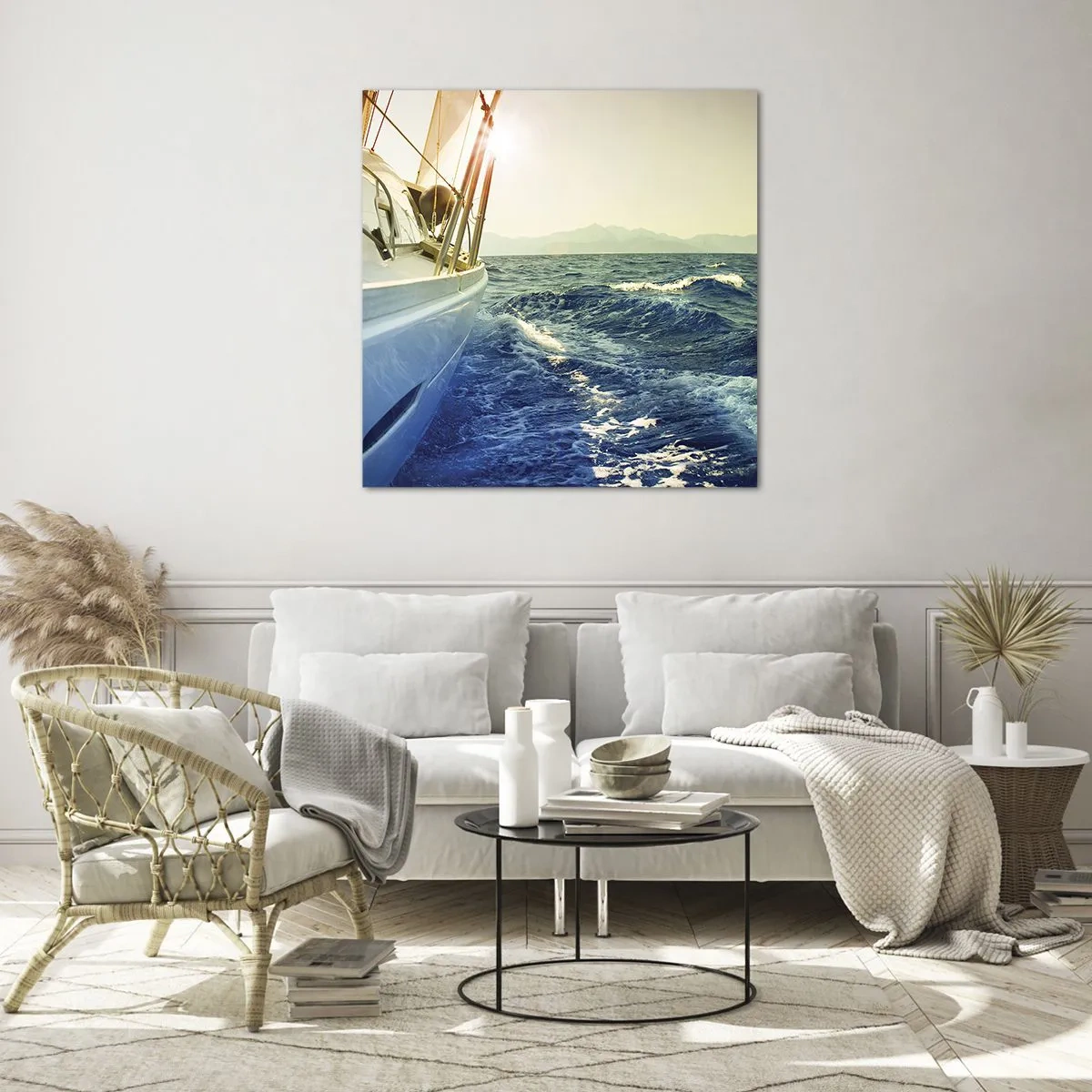 Üveg kép - A kalandhoz - 60x60 cm