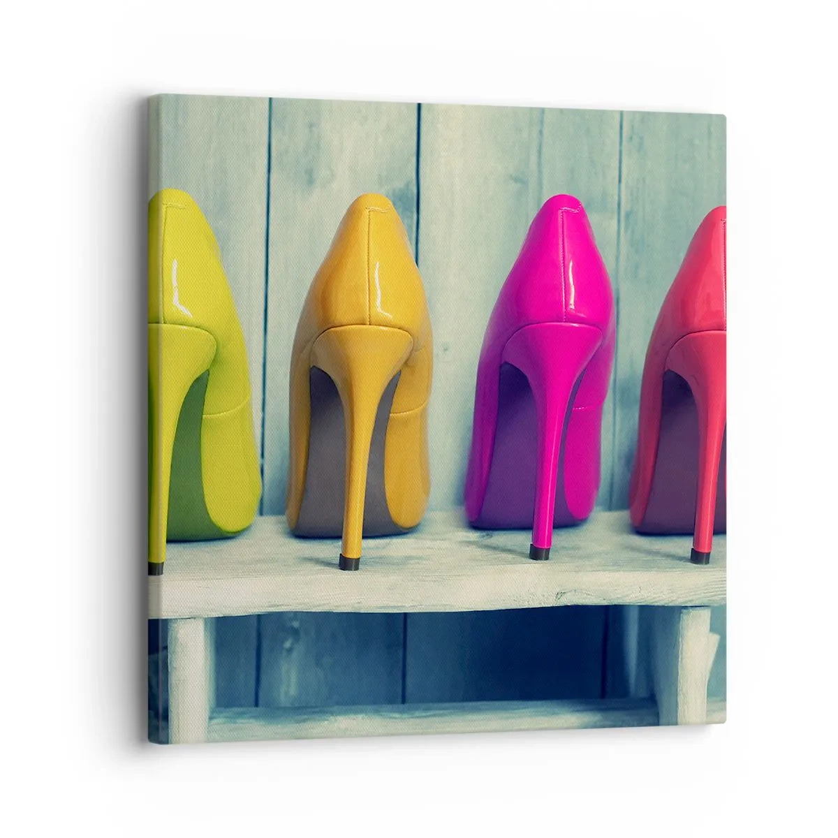 Vászonkép - Séta a szivárványon - 30x30 cm