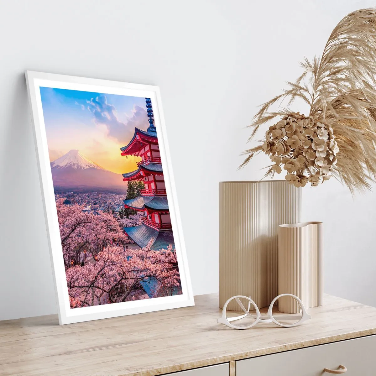 Poszter fekete keretben - A japán lélek lényege - 50x70 cm