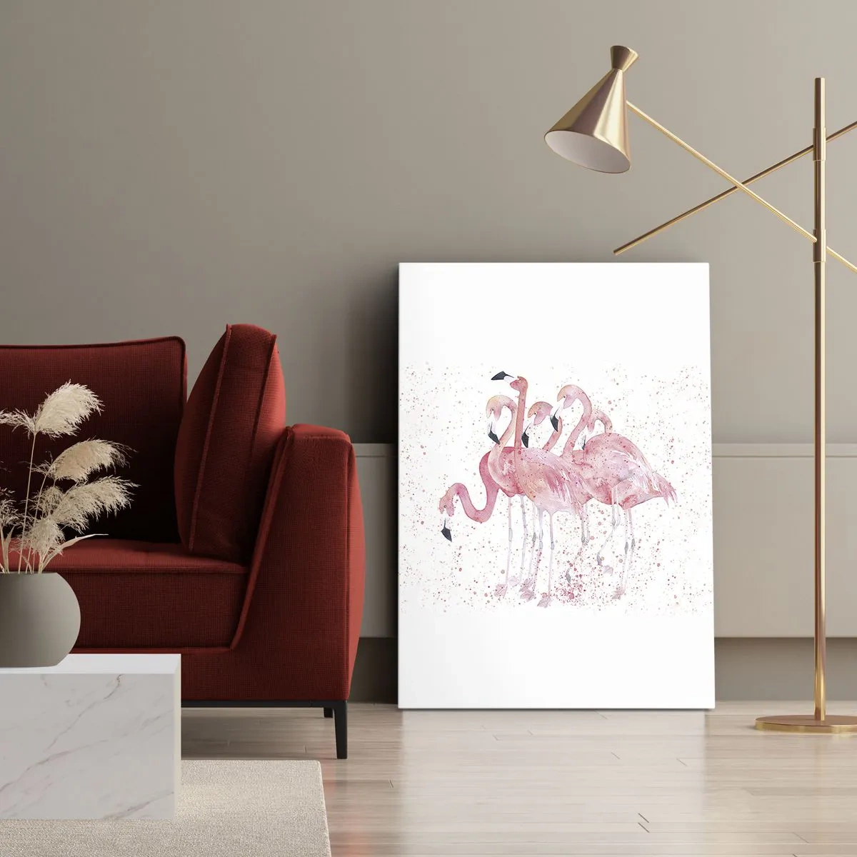 Vászonkép - Rózsaszín együttes - 50x70 cm