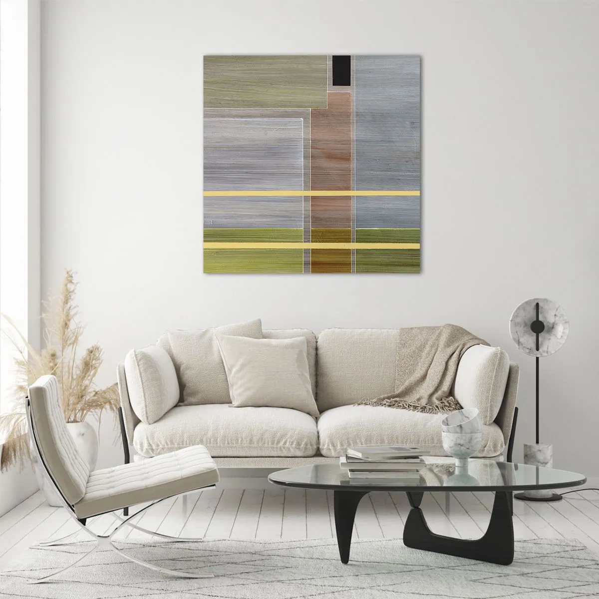 Üveg kép - Egyszerűen és nyugodtan - 50x50 cm