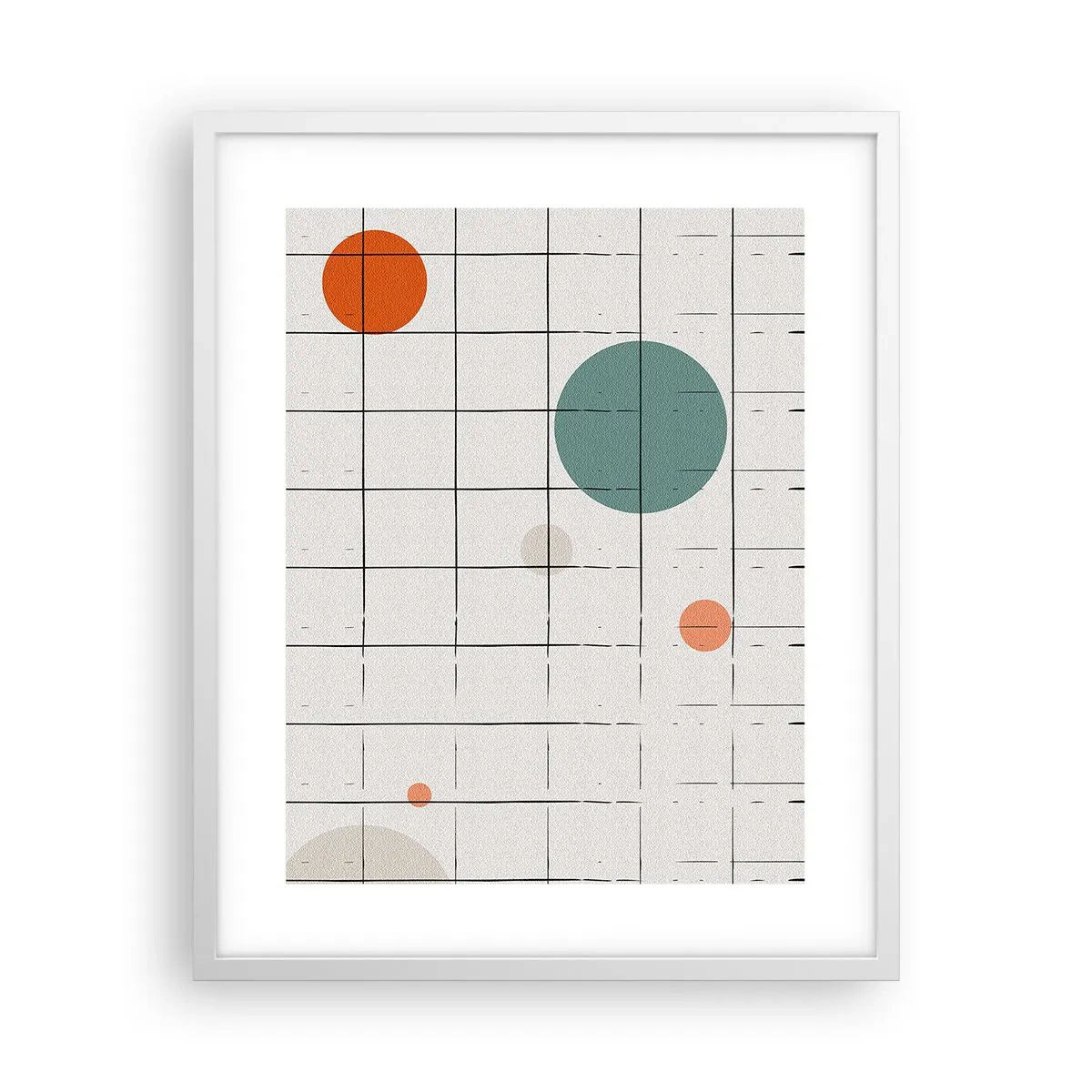 Poszter fekete keretben - Csapdába esve. Mi vagy ők? - 40x50 cm